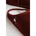 Burgunderrote Lamm Pantoffeln