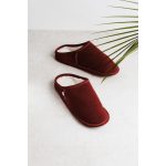 Burgunderrote Lamm Pantoffeln