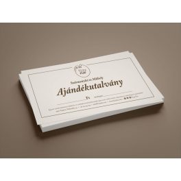 Ajándékutalvány Ajándékutalvány