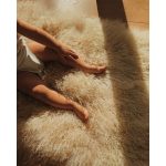 Bézs Tibeti báránybőr 