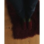 Bordó Tibeti báránybőr 